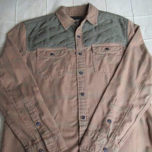 Howler Brothers Quintana Flannel Shirt Adobe Tan M